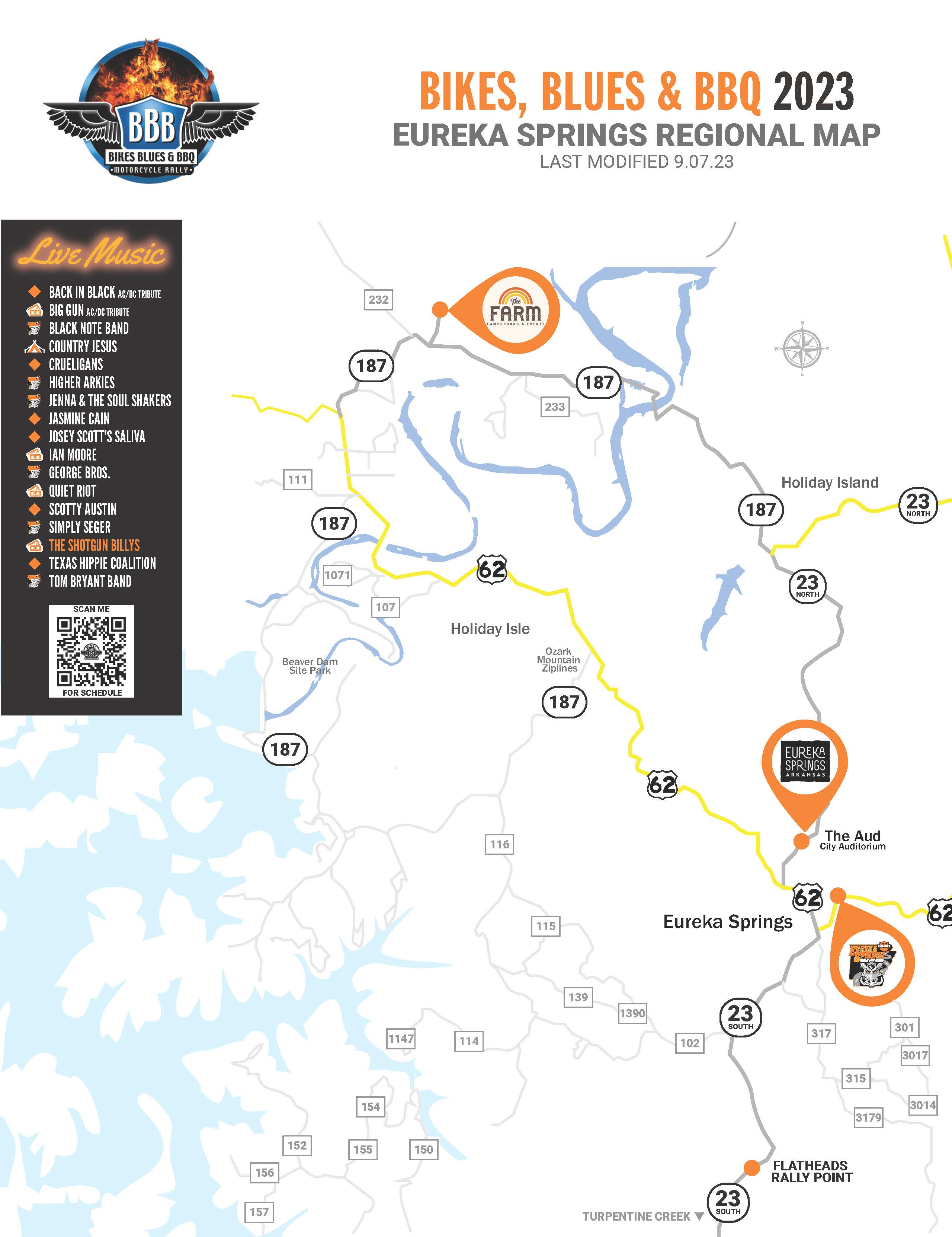 Bikes Blues & BBQ Bikes Blues and BBQ Printable Maps